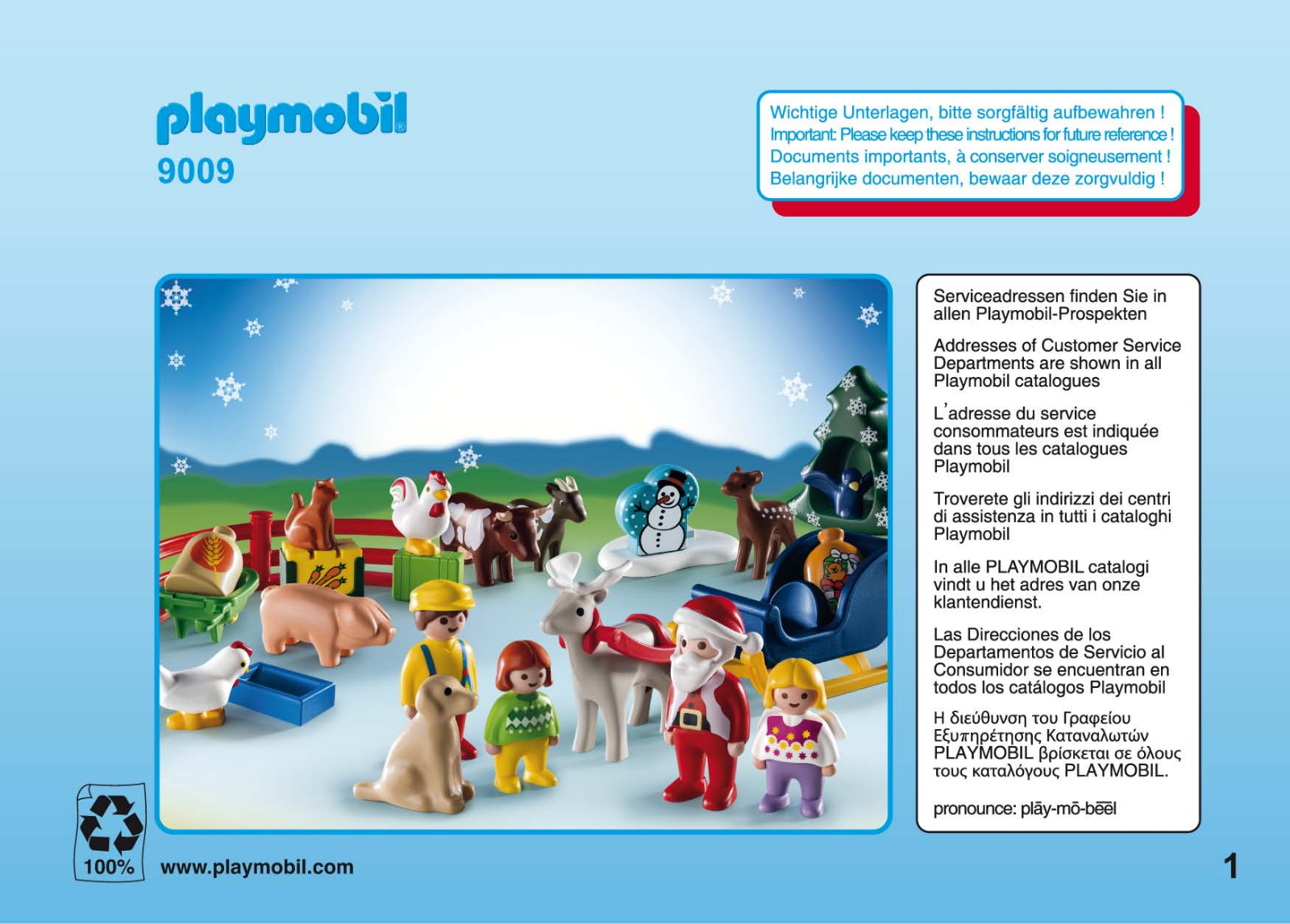 Playmobil 9009 Instructions