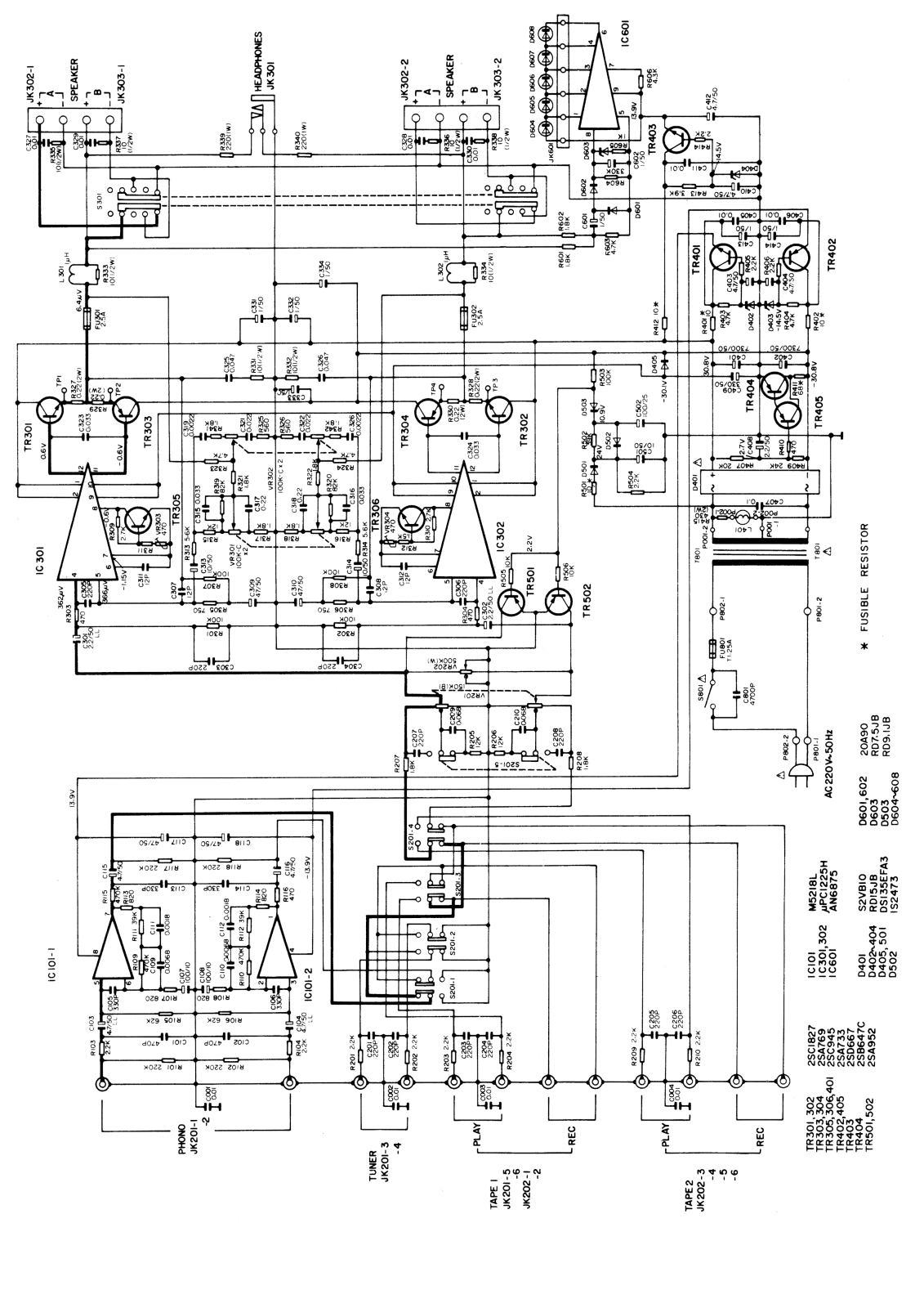 Saba MI-355 Schematic