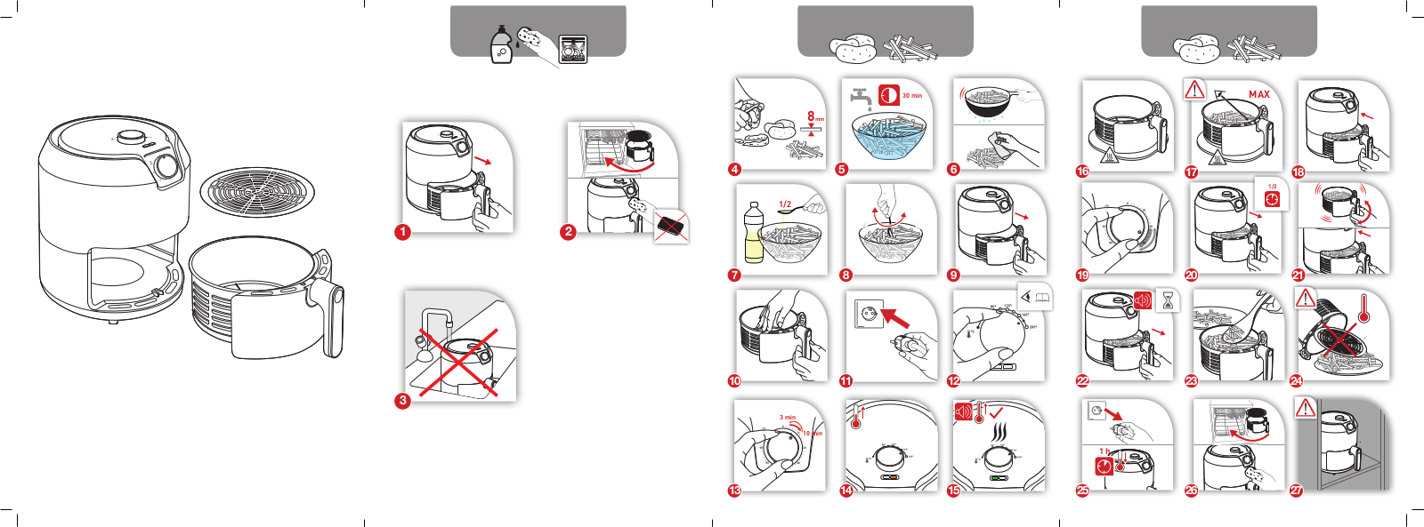 Tefal Easy Fry Classic Quick start guide