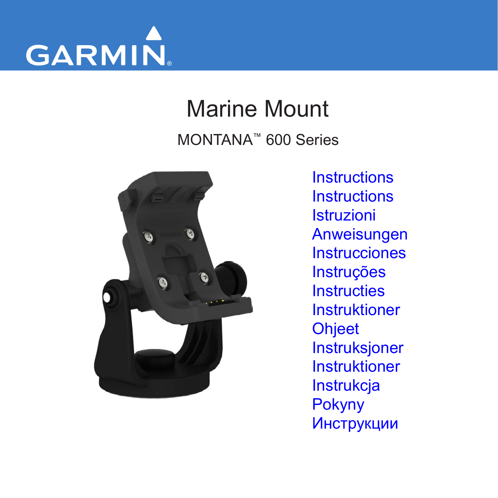 Garmin Montana 600t Camo, Monterra, Montana 600, Montana 650, Montana 650t Operating Instructions