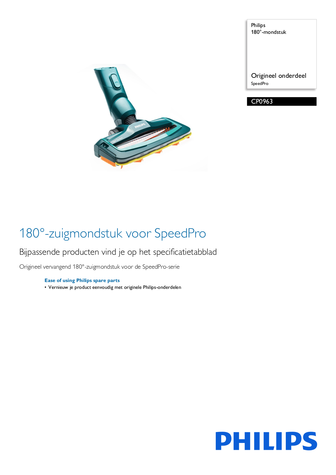 Philips CP0963/01 Leaflet - ManualMachine.com
