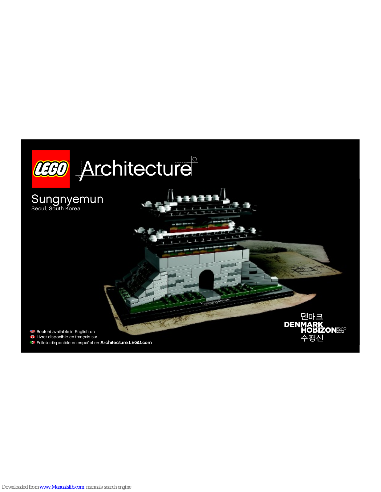 LEGO Sungnyemun, Architecture Sungnyemun User Manual