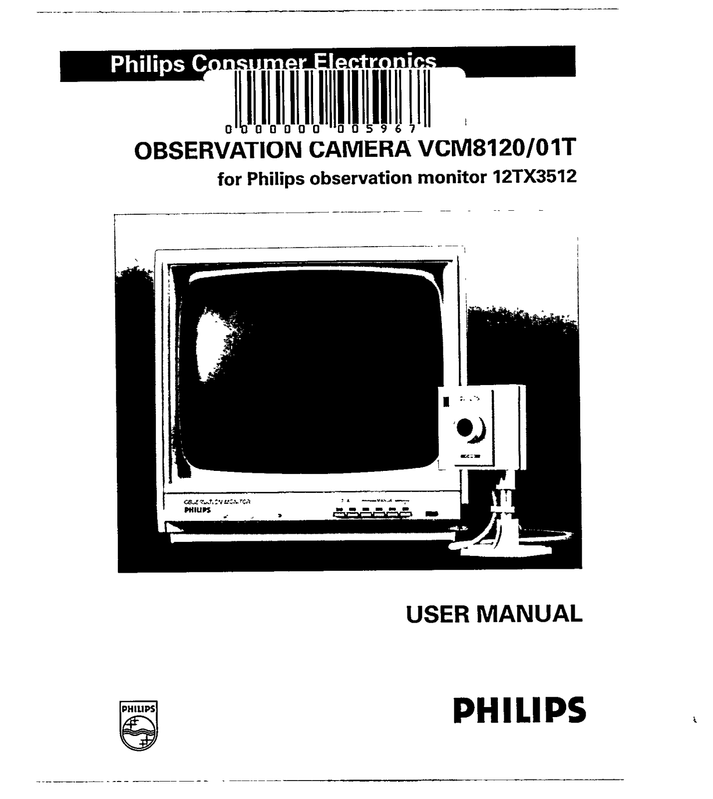 Philips VCM8120-01T User Manual