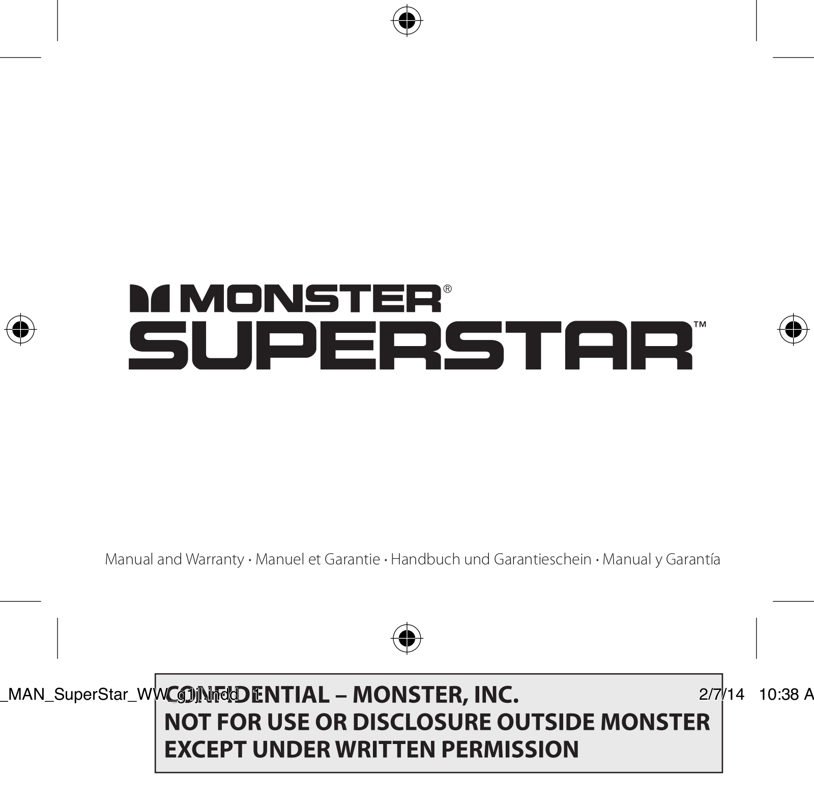 Monster 191011 00 User Manual