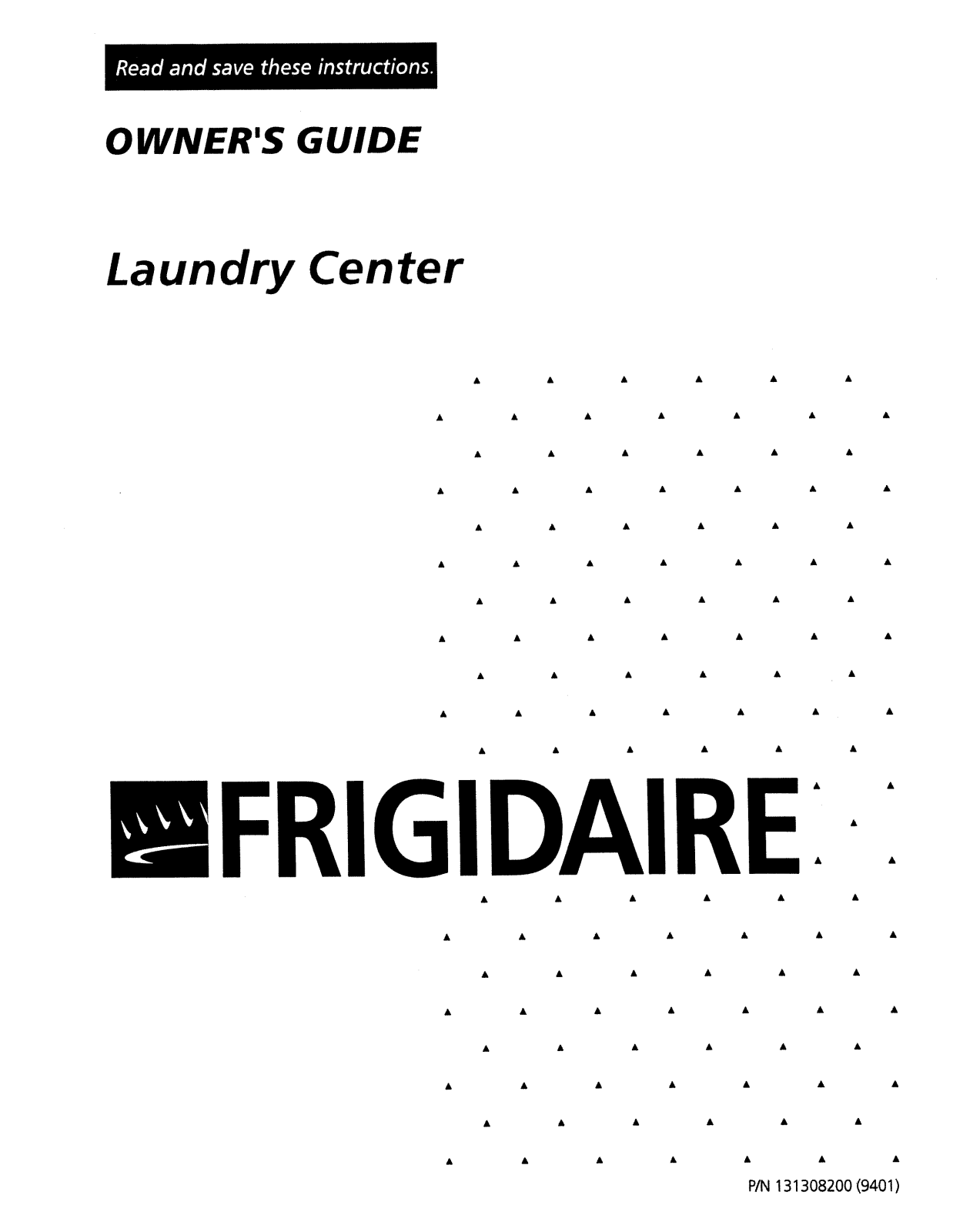 Frigidaire FLSE60RGS1 Owner’s Manual