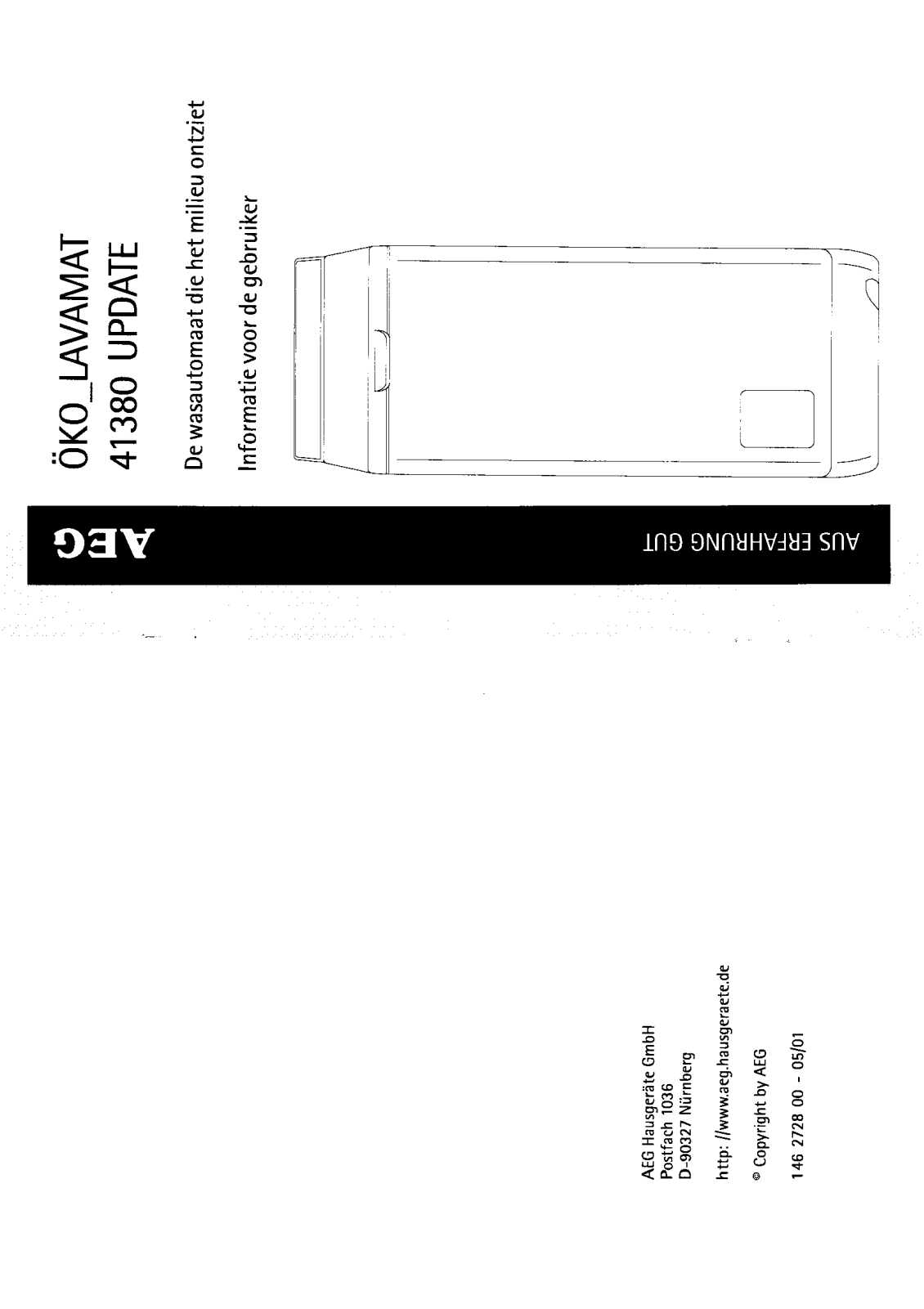 AEG LAVAMAT 41380 User Manual