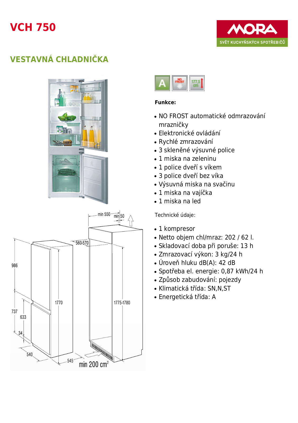 Mora VCH 750 User Manual