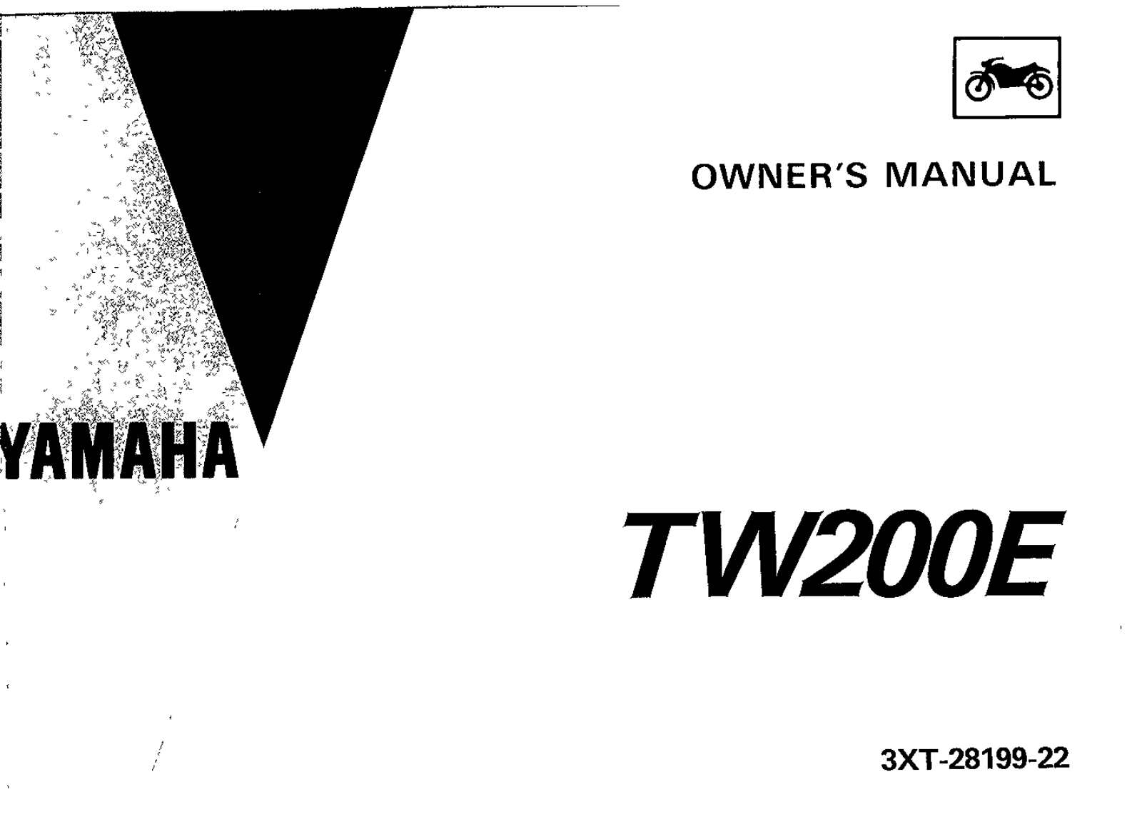 Yamaha TW200 E 1993 Owner's manual