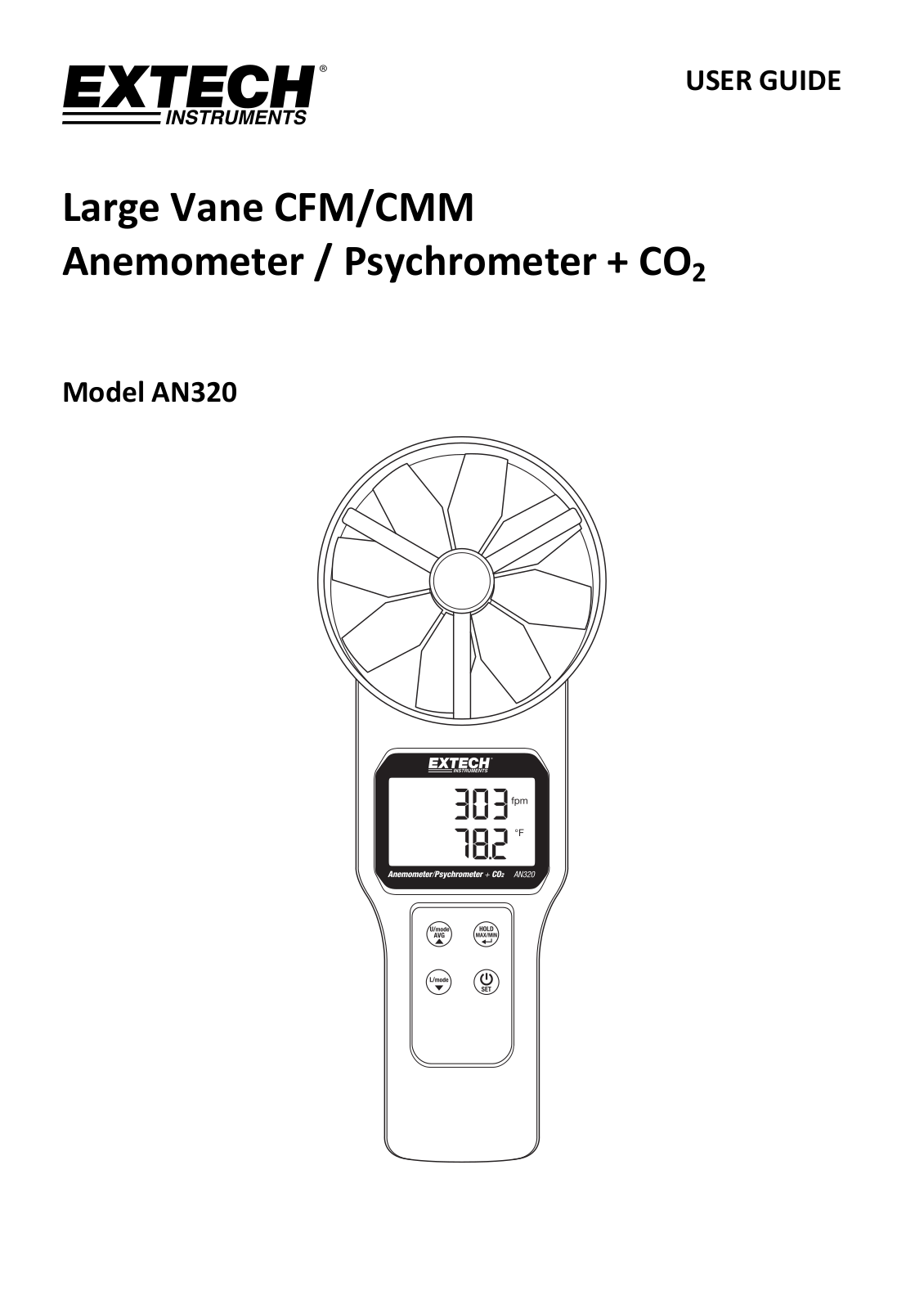 Extech AN320 Instruction Manual