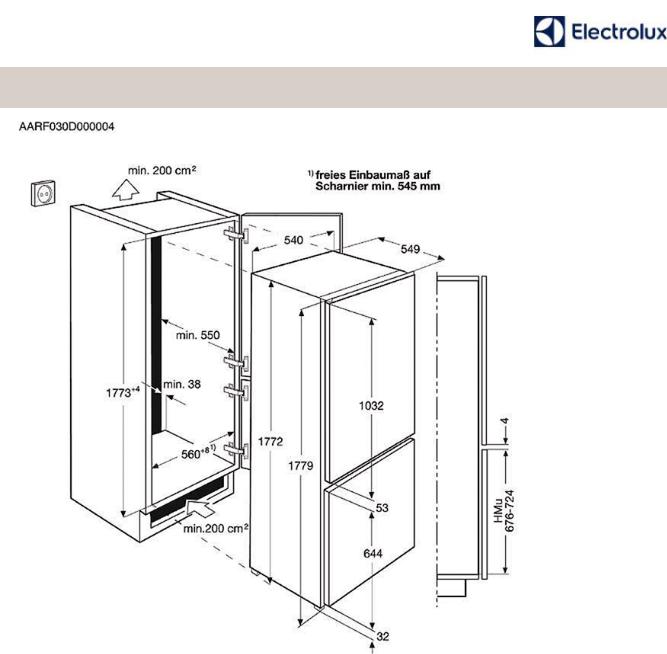 Electrolux ENN12801AW product sheet