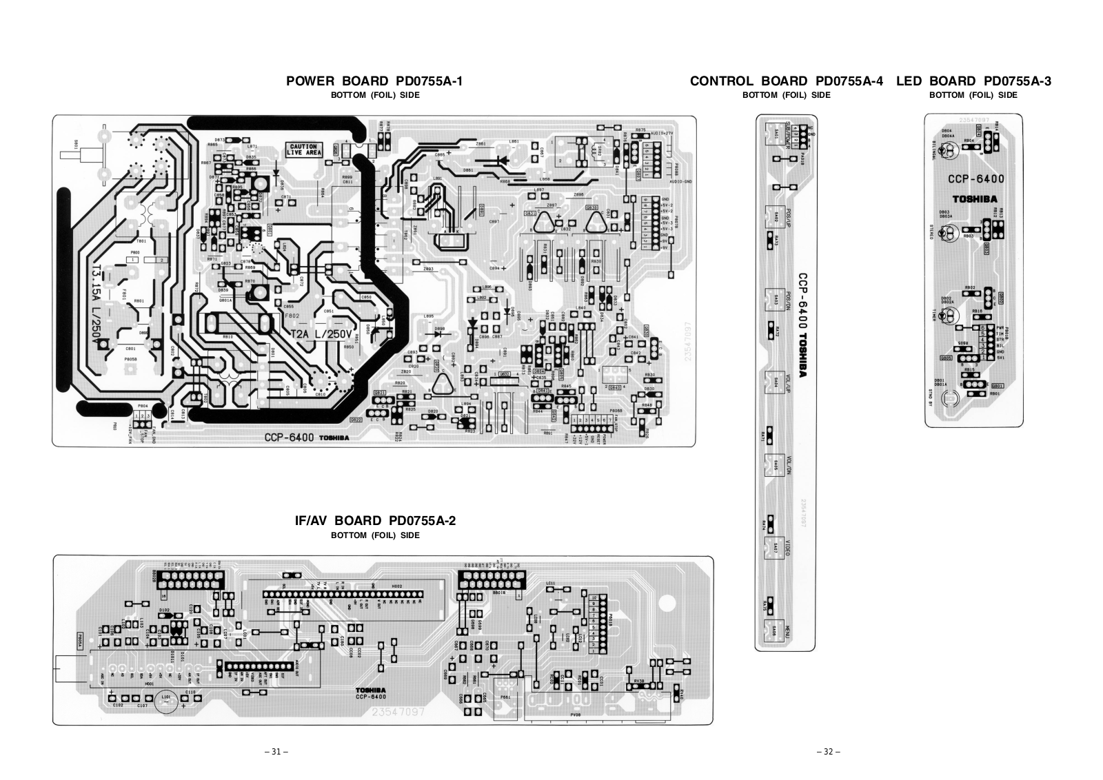 TOSHIBA 35WP26P schematic