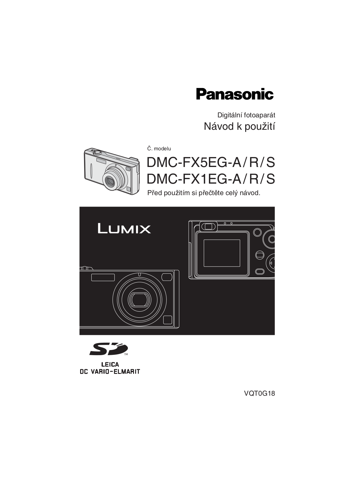 Panasonic DMC-FX5EG-A User Manual