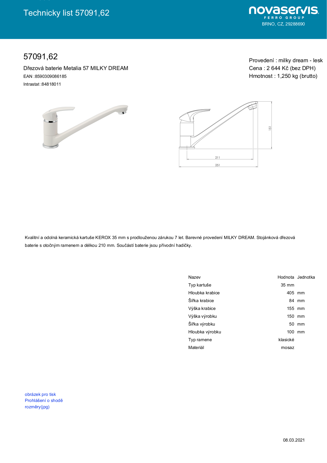 Novaservis 57091.62 User guide - ManualMachine.com