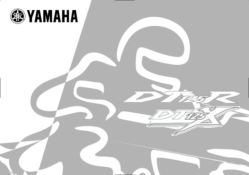 Yamaha DT125R, DT125X User Manual