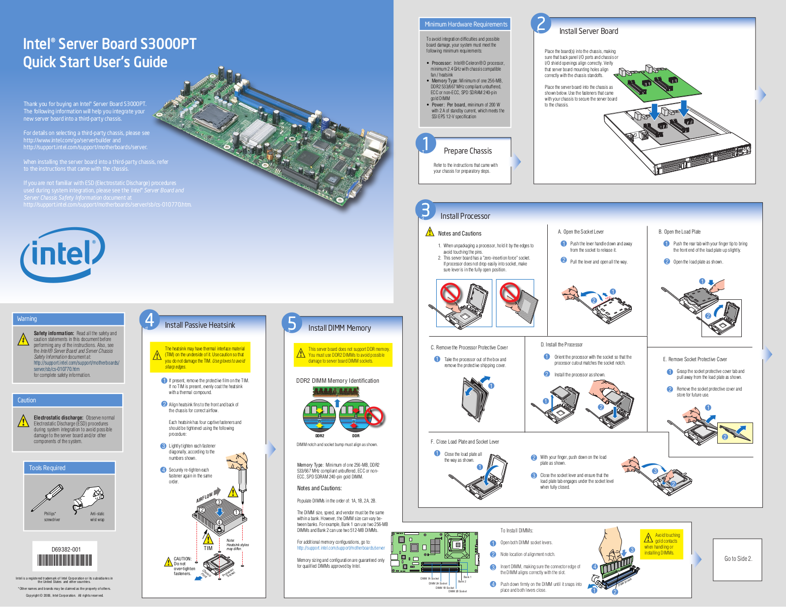 Intel S3000PT User Manual