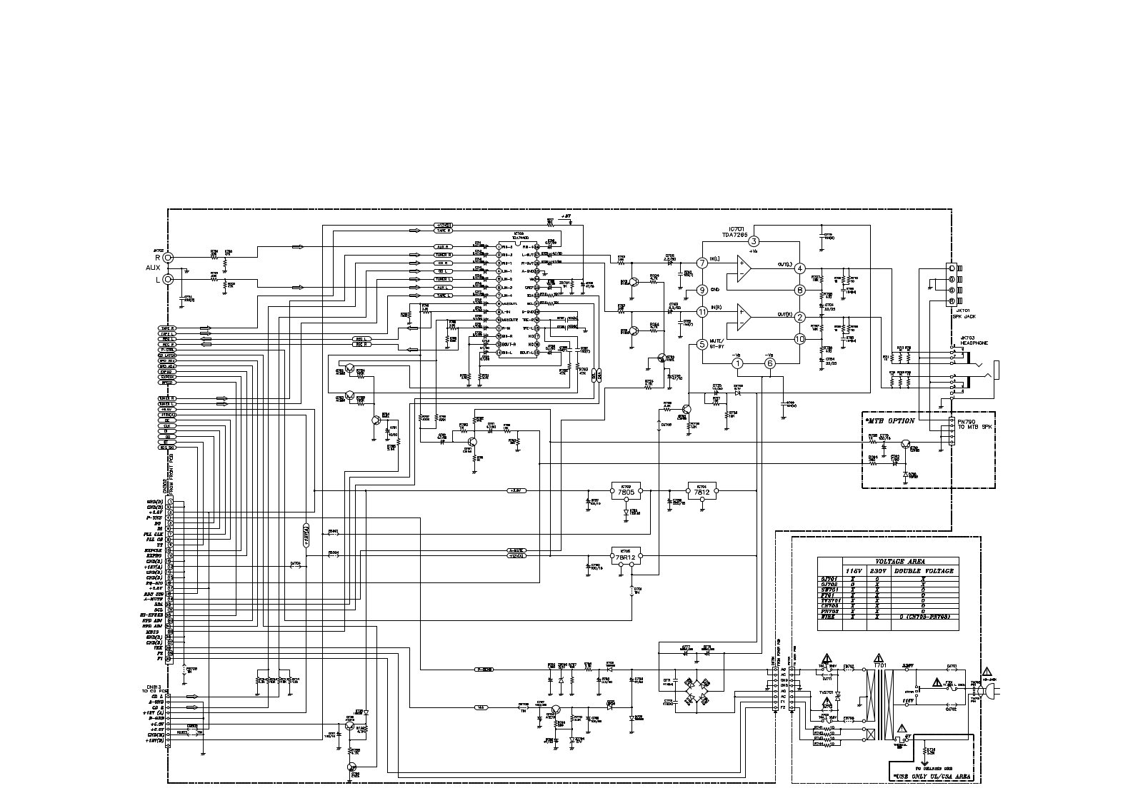 LG FFH-313, FFH-315 Schematic