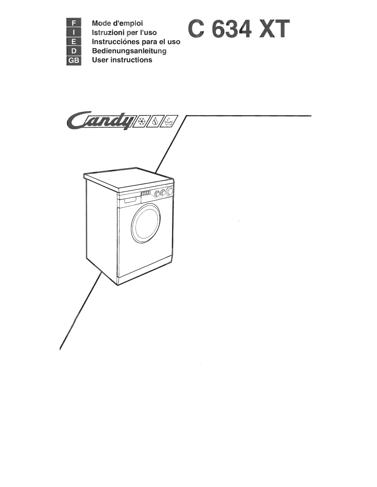 CANDY C 634 XT User Manual