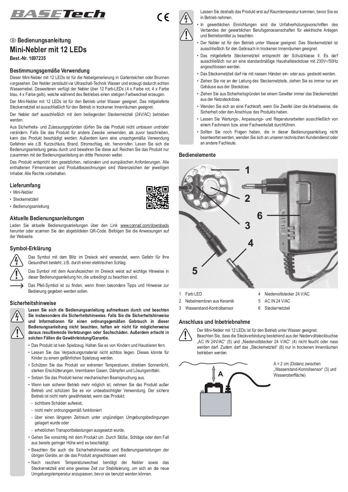 Basetech 1697235 User guide