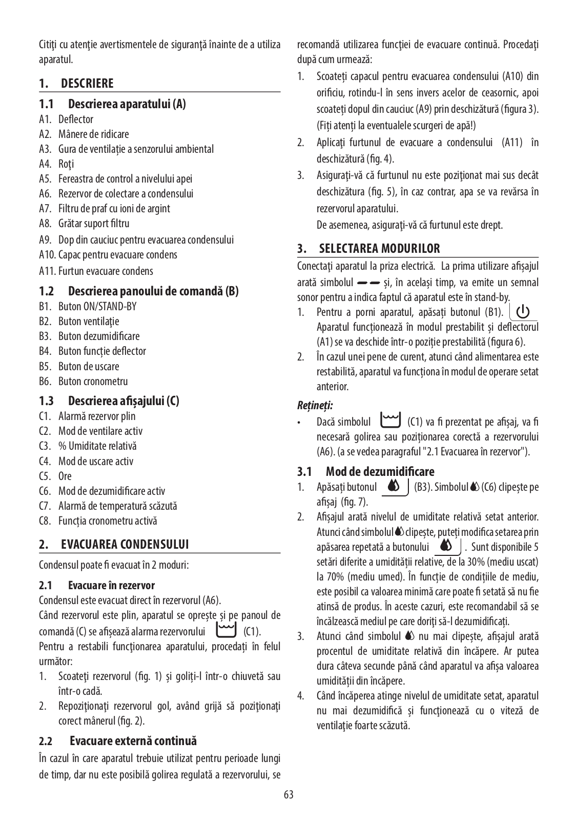 Delonghi DDSX225 Instruction manuals