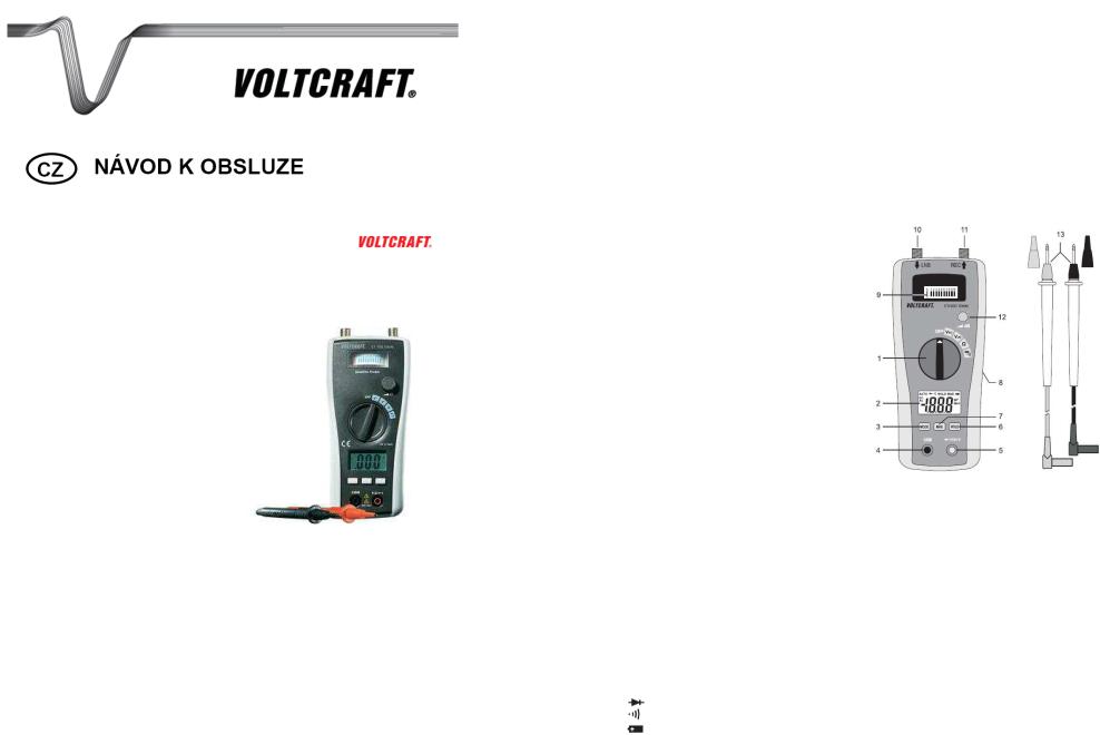 VOLTCRAFT ST-100 DMM User guide