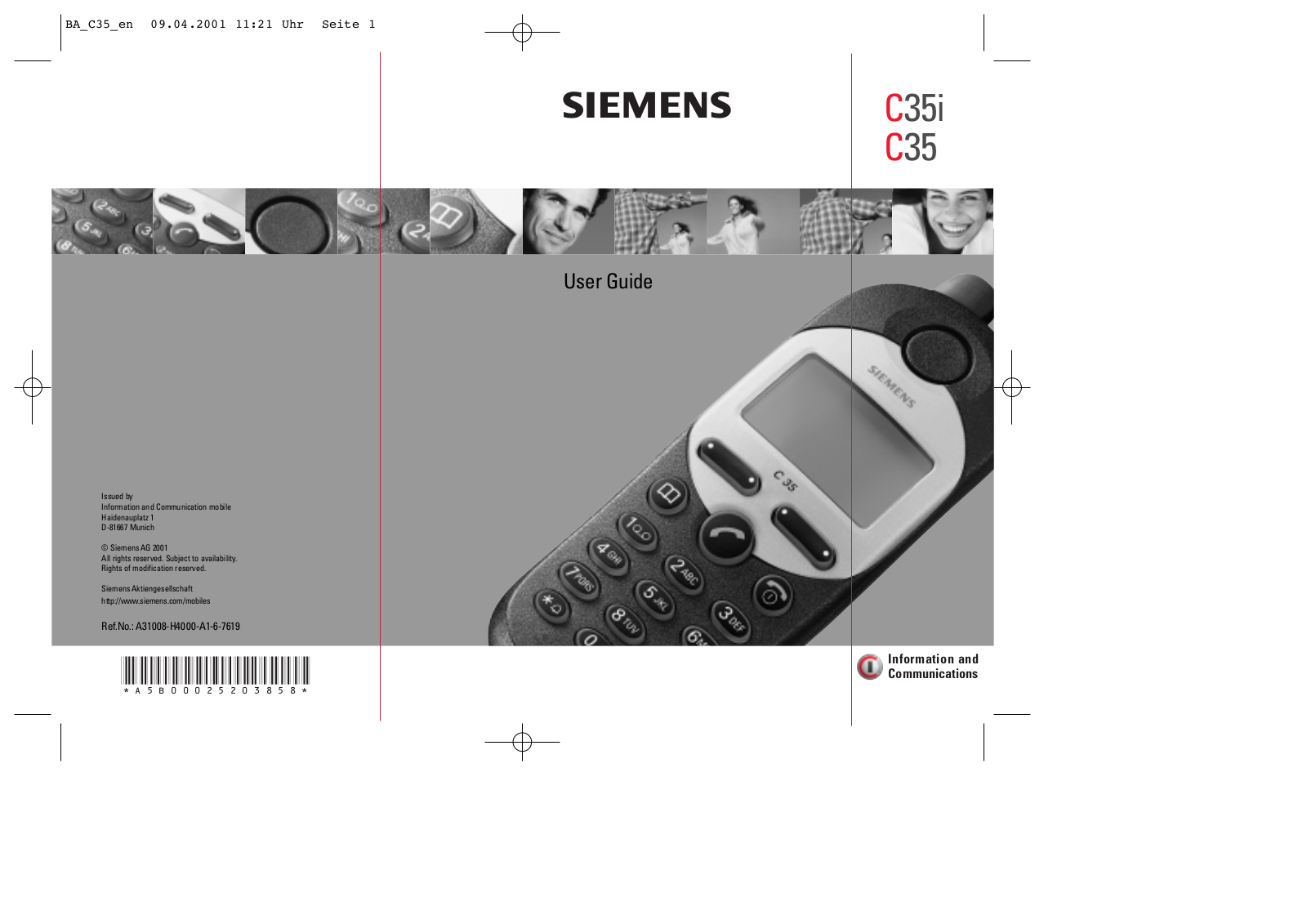 Siemens C35 User Manual