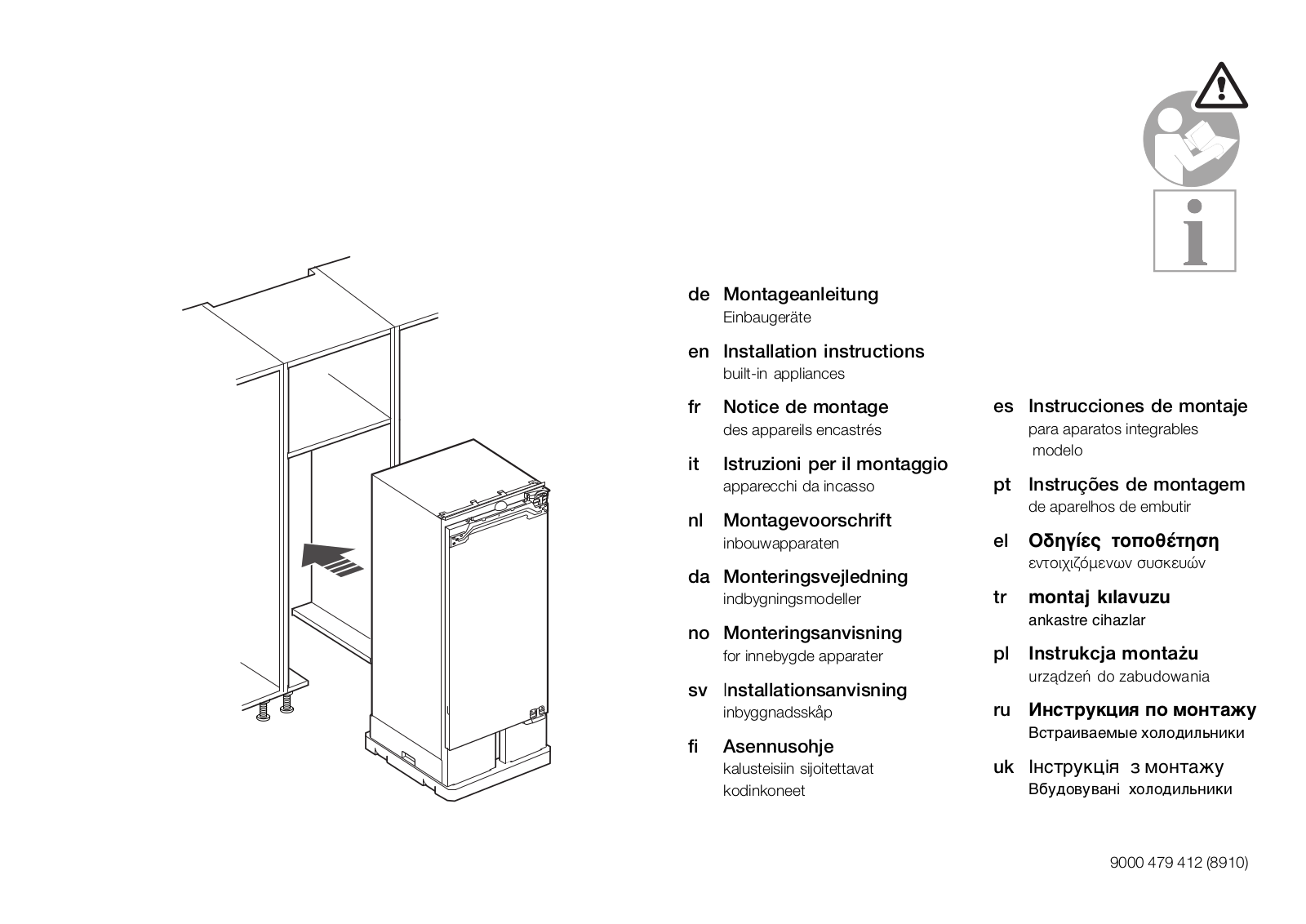 Gaggenau RB 287-203, RB 289-203 User Manual