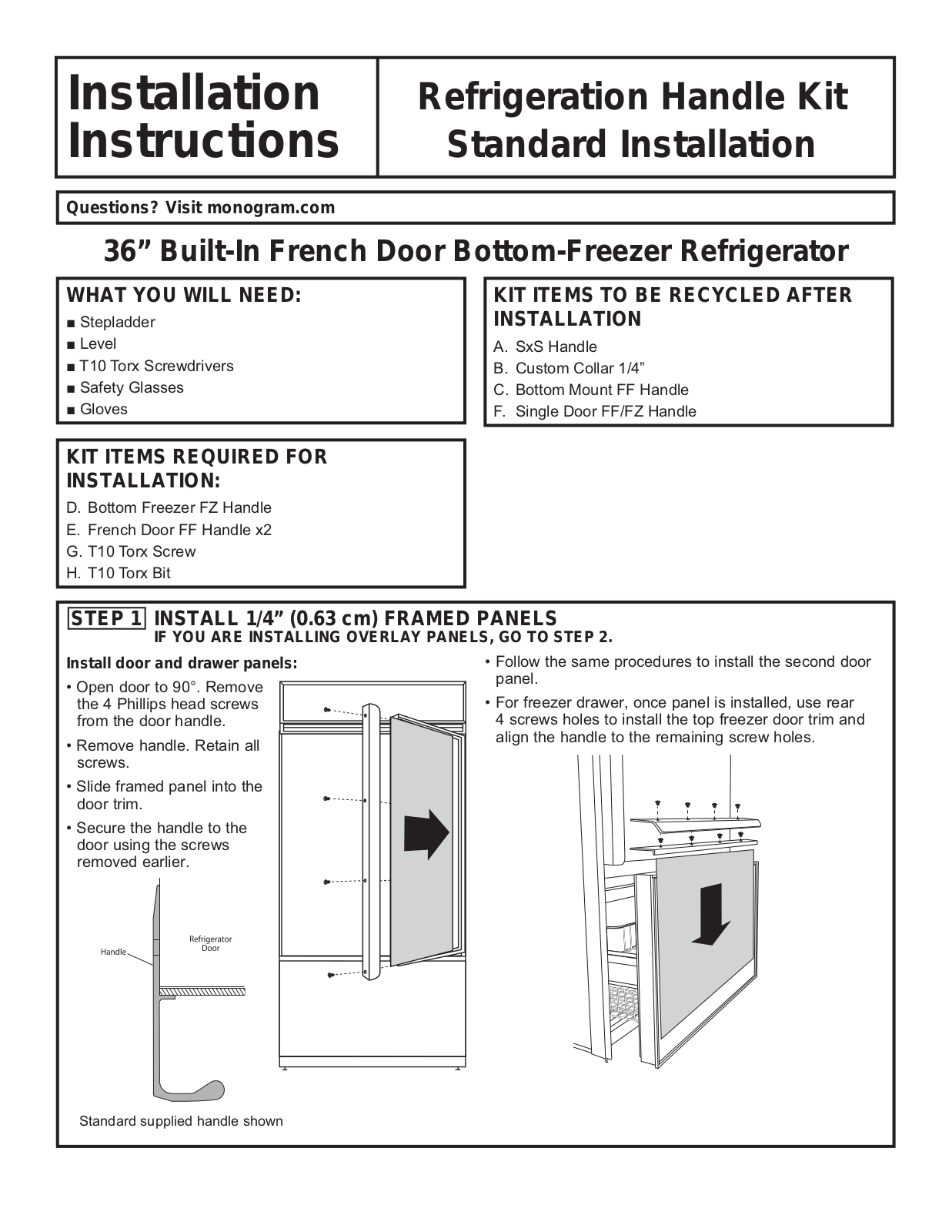 Monogram ZKLN Installation Guide