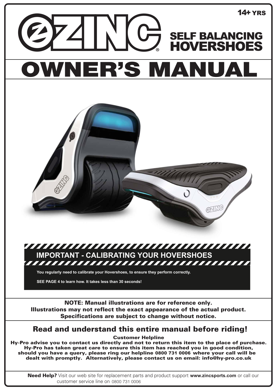 Zinc Self Balancing User Manual