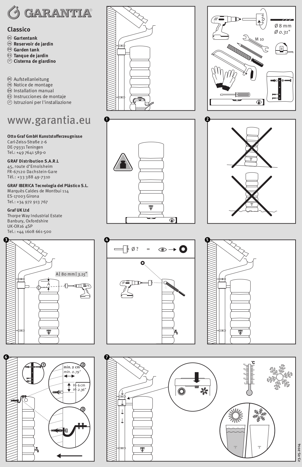 Garantia Classico User manual