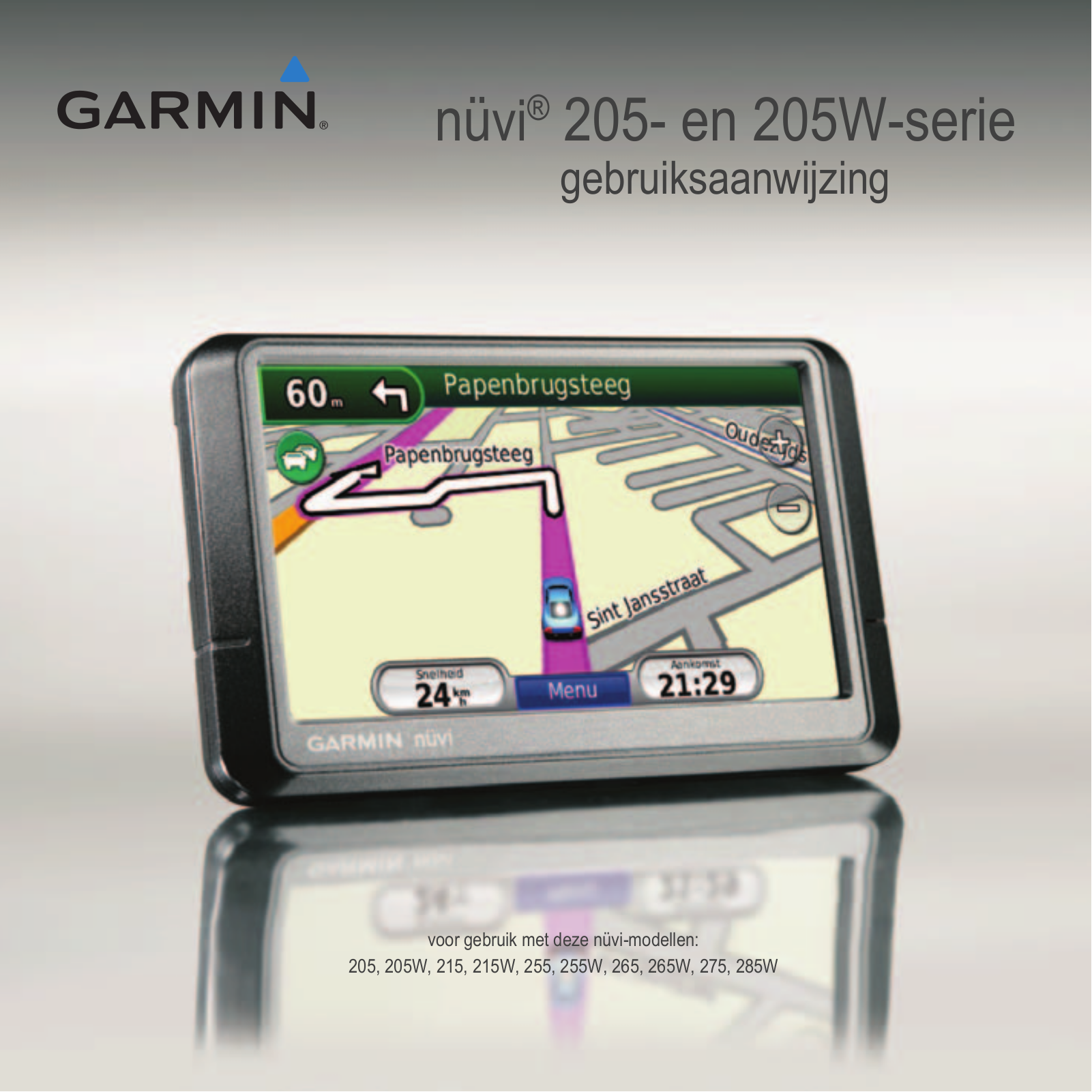 Garmin nüvi 265WT, nüvi 205, nüvi 255, nüvi 265T, nüvi 215WT User manual