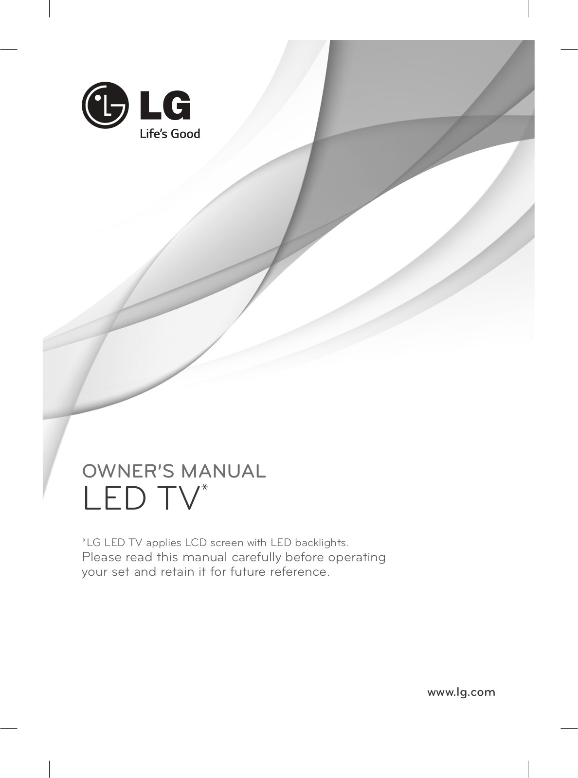 LG 50LN540S-ZA Owner’s Manual