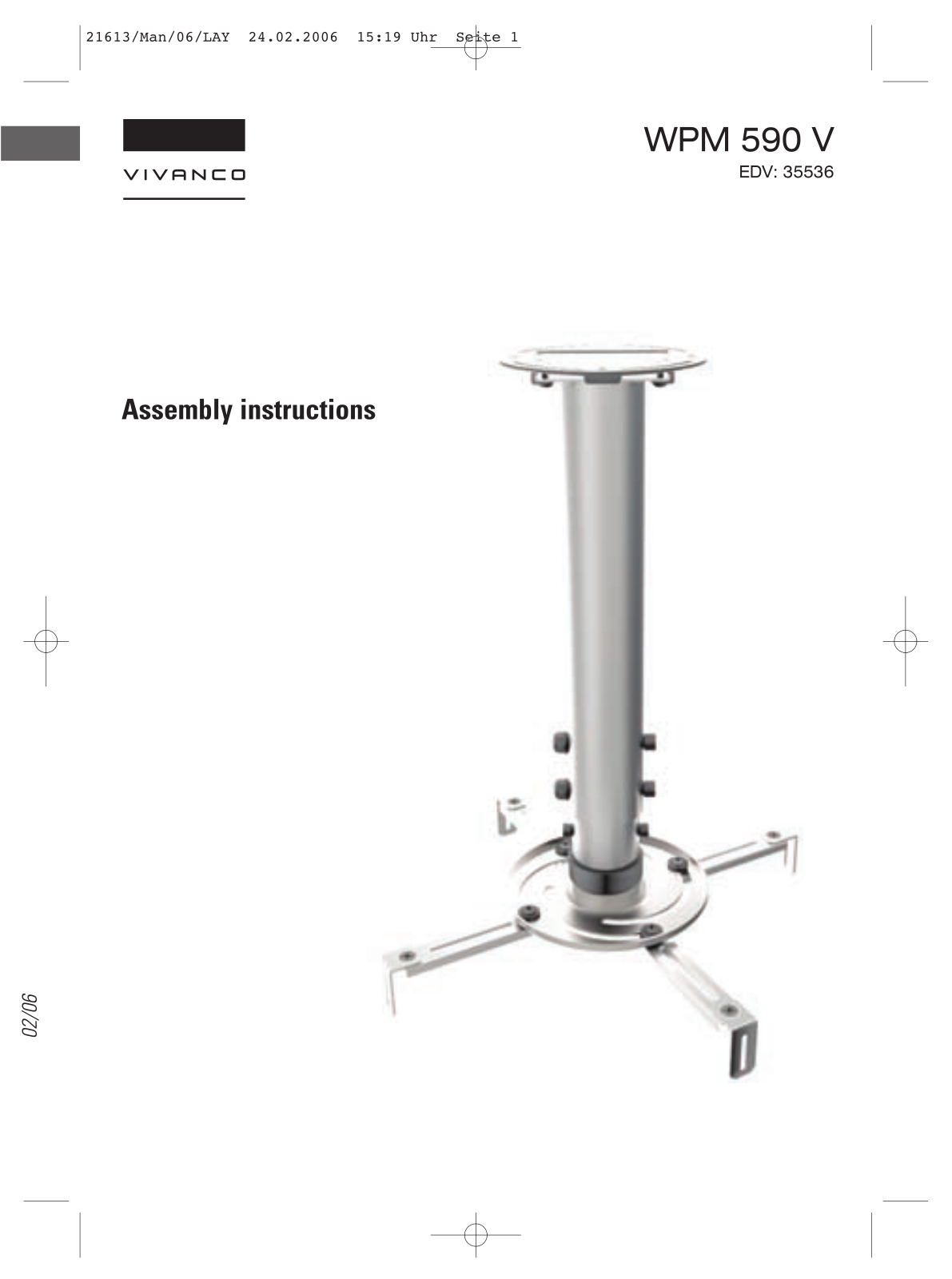 Vivanco WPM 590 V User guide