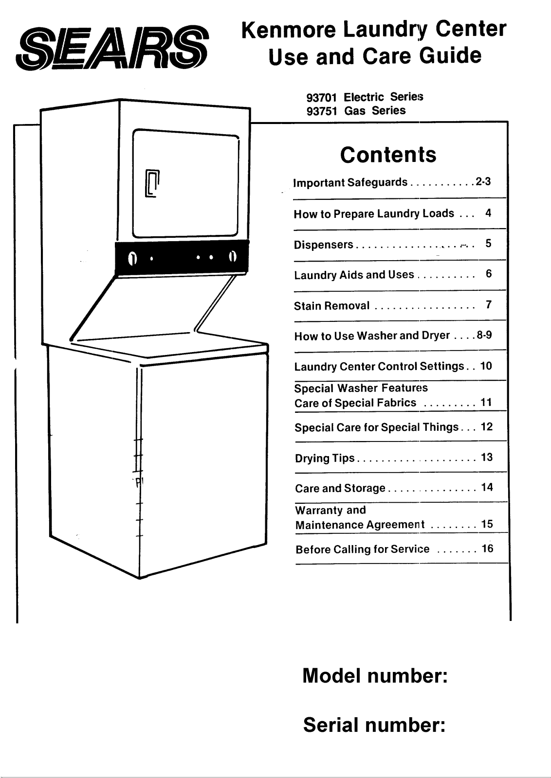 Sears 93751 User Manual - ManualMachine.com
