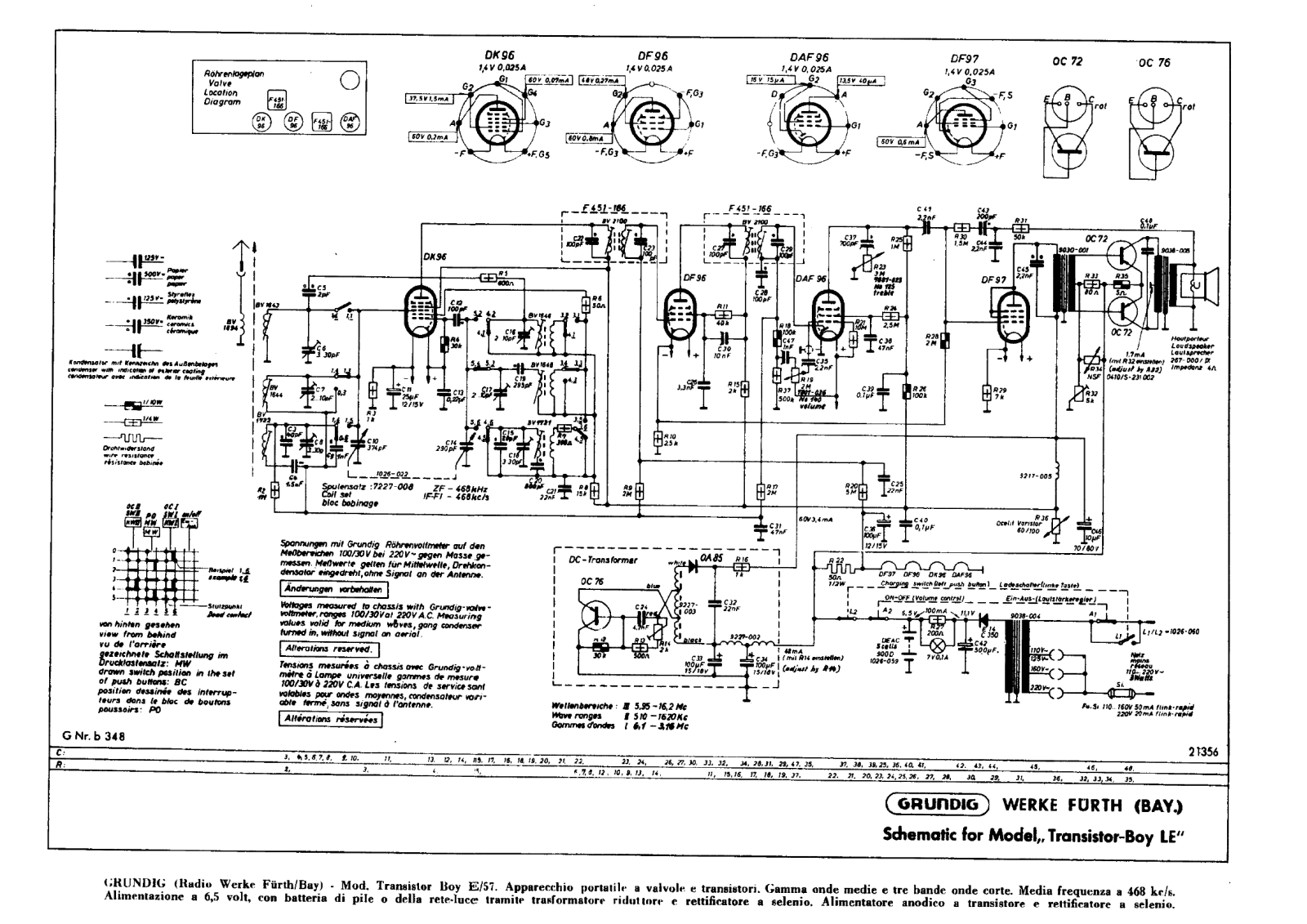 Grundig boy le schematic