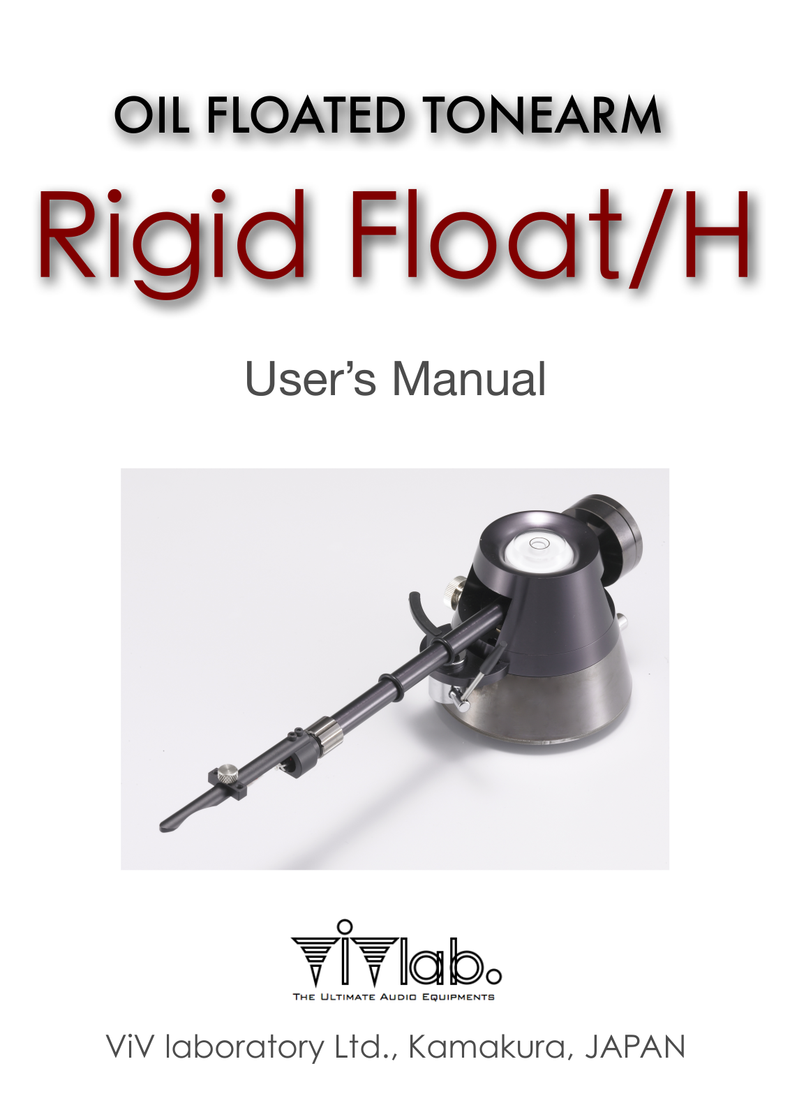 VIV Rigid Float/H Series, RFE-02H, RFS-02H, RFL-02H, Rigid Float 7/H User Manual