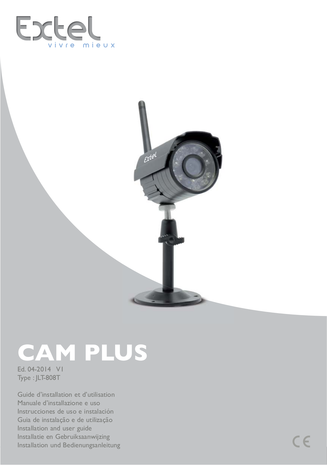 Extel CAM PLUS JLT-808T Installation And User Manual