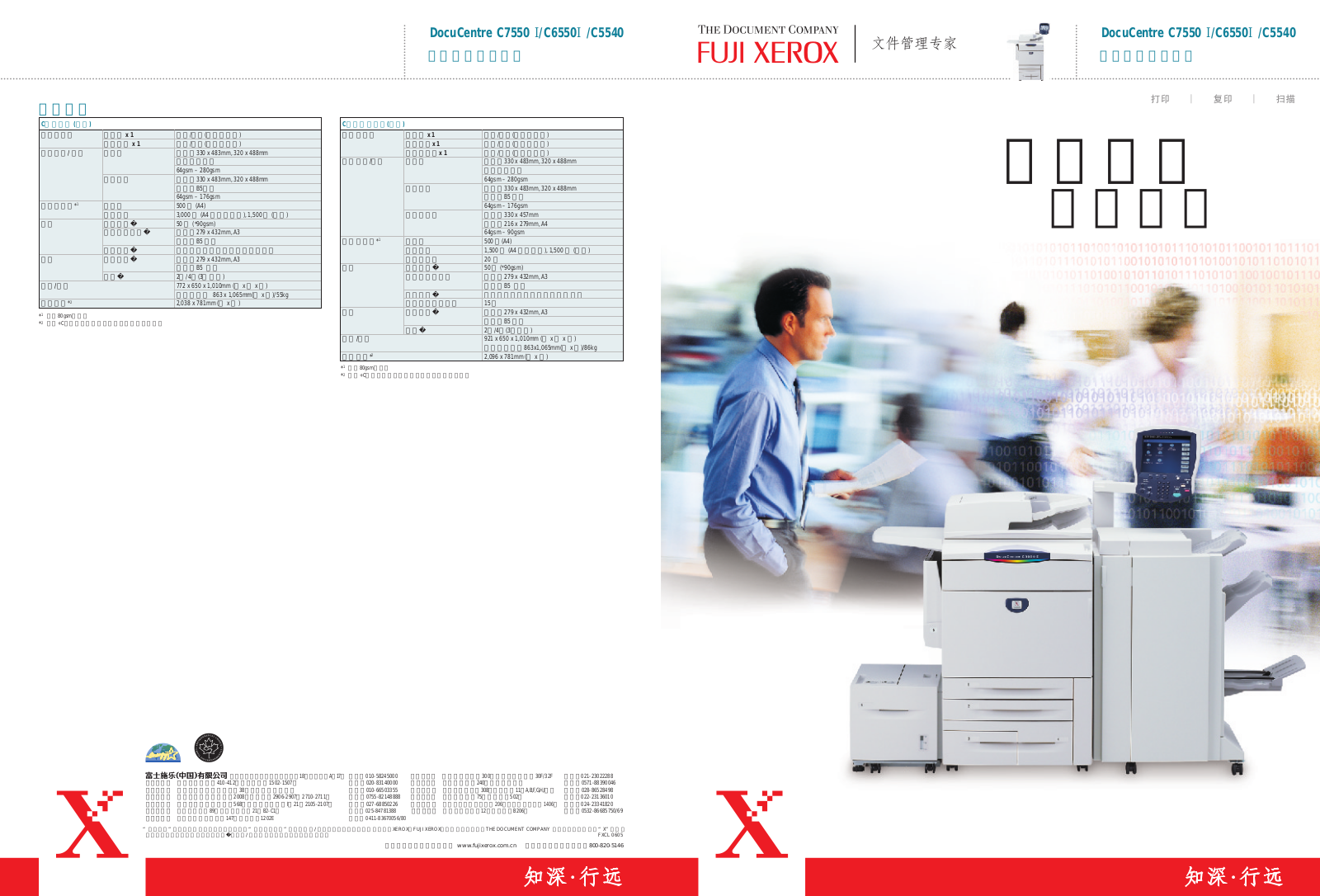 Fuji Xerox C7550 I, C6550I, C5540 Service Manual