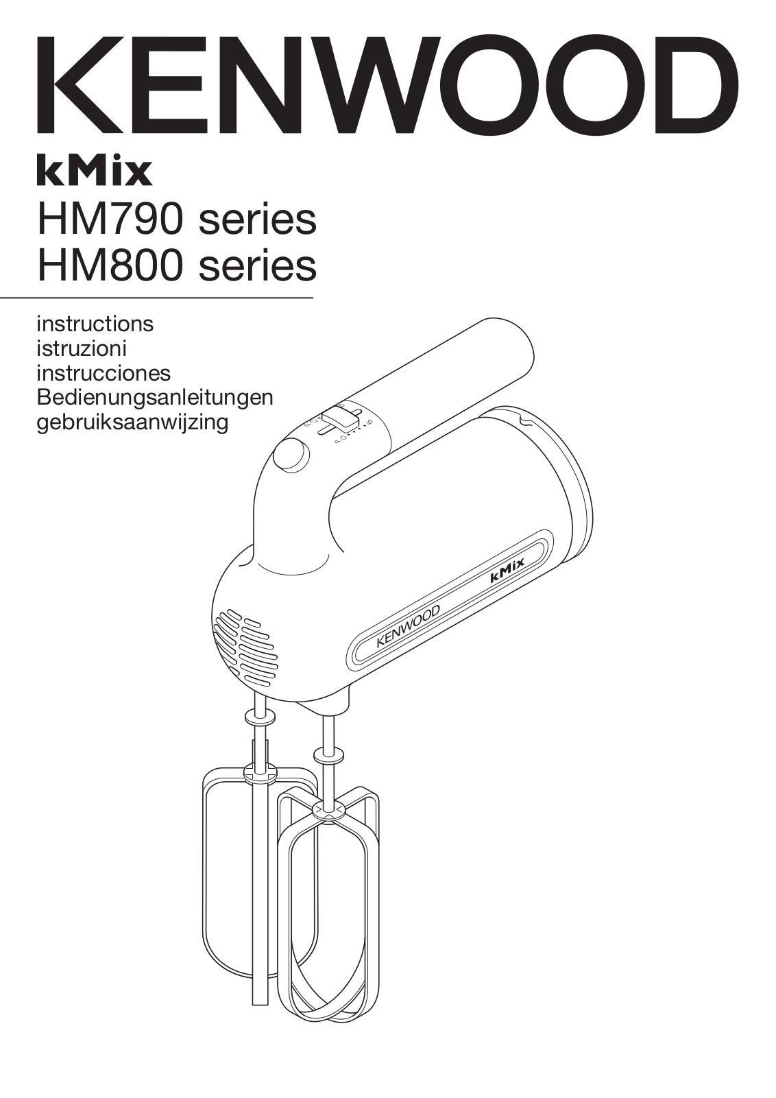 Kenwood HM790BK User Manual