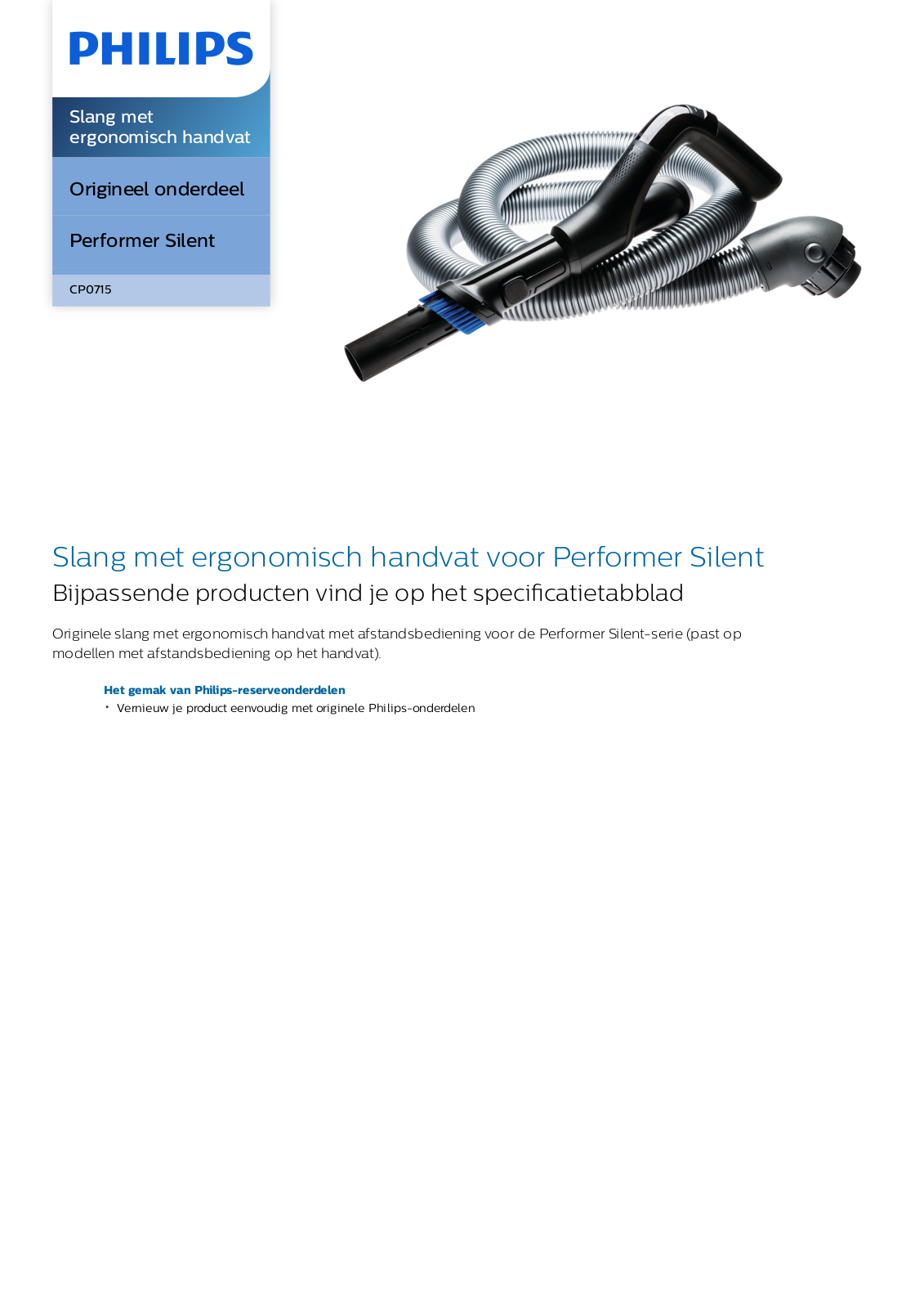 Philips CP0715/01 Leaflet - ManualMachine.com
