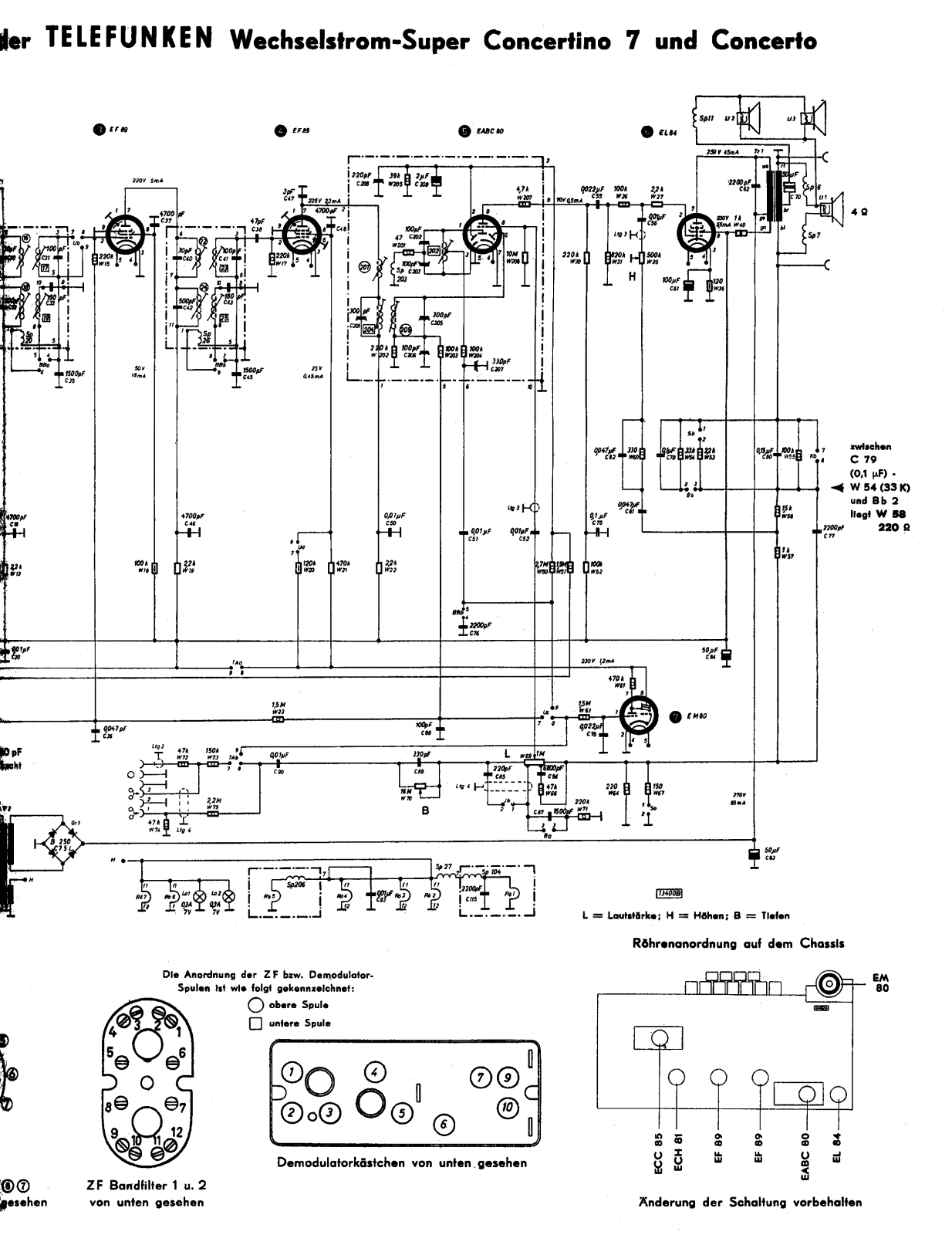 Telefunken Concertino-7 Schematic  Part 2