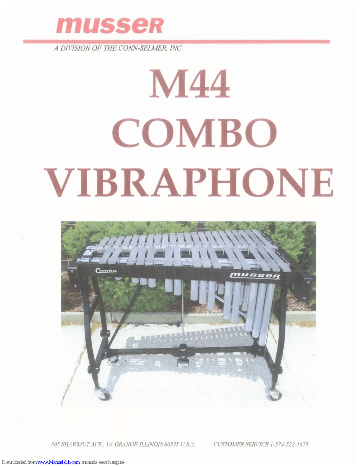 Musser M44 combo User Manual