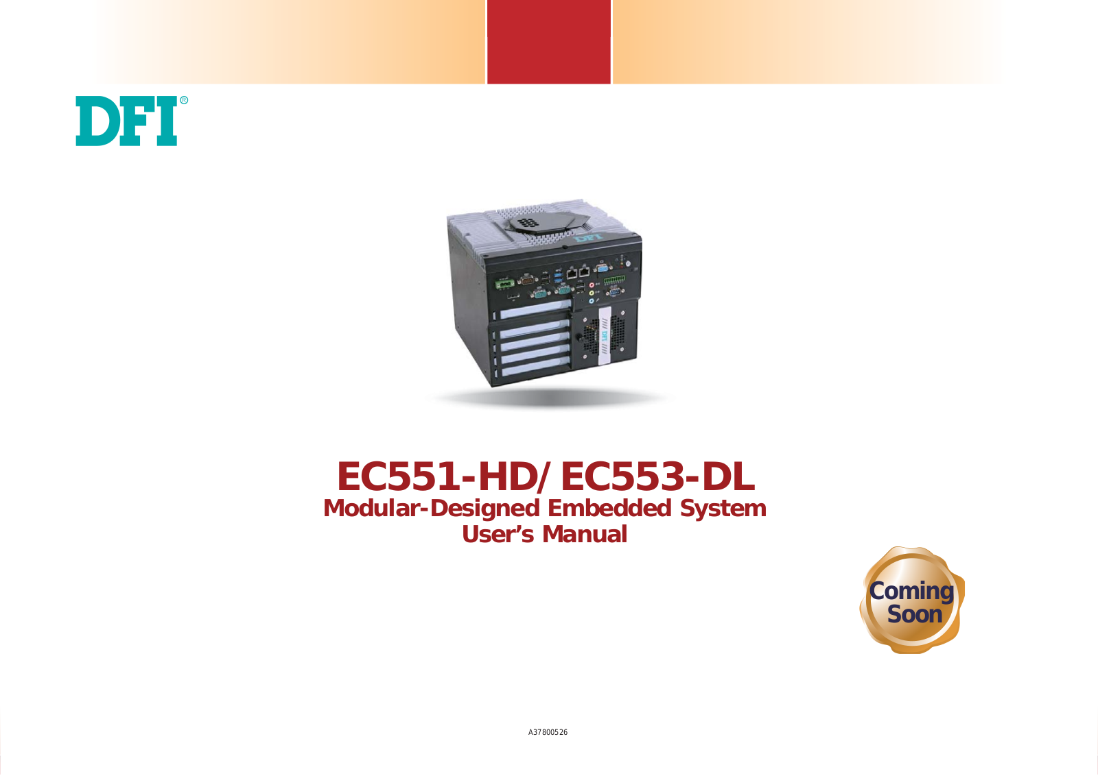 DFI EC550, EC551-HD User Manual