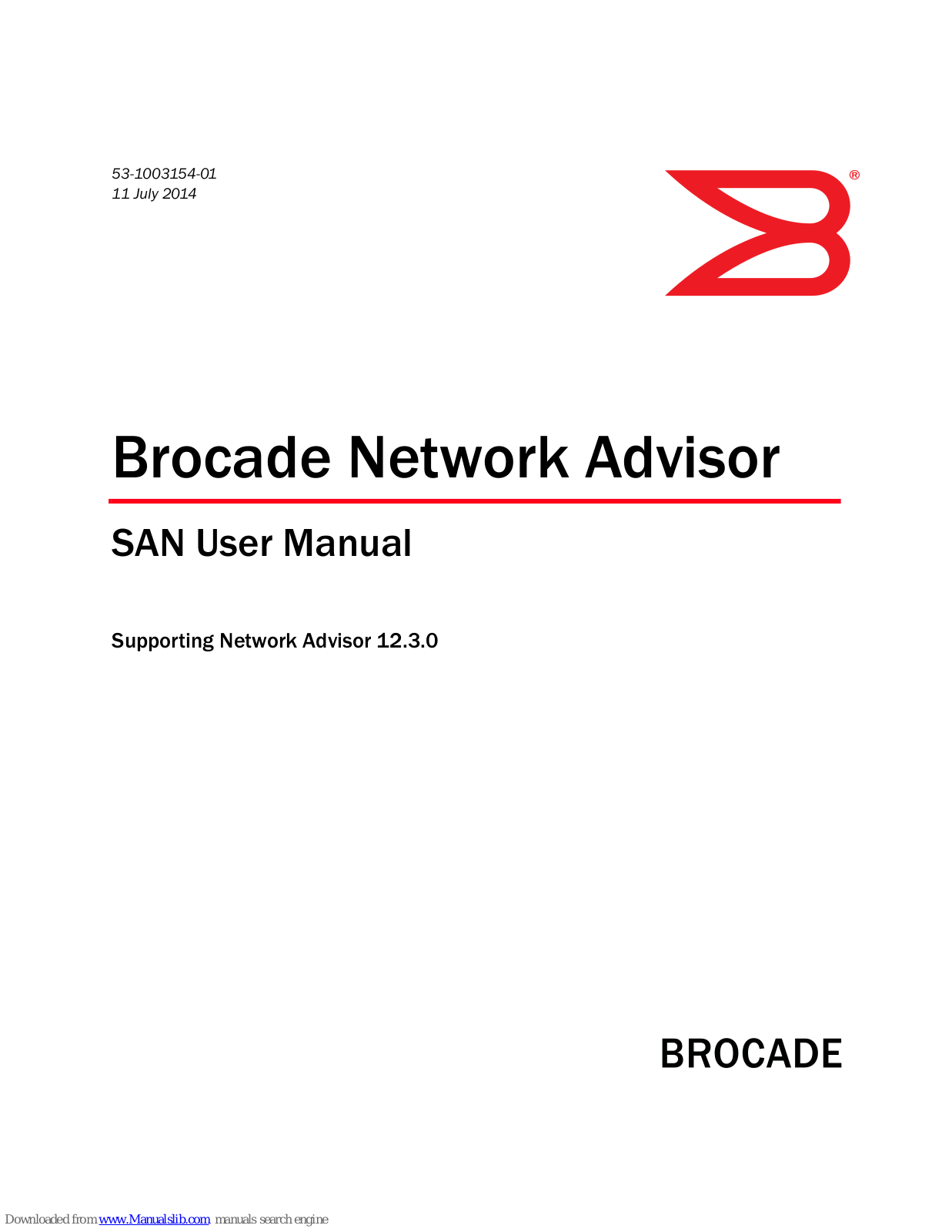 Brocade Communications Systems WFT-2D, Network Advisor 12.3.0 User Manual