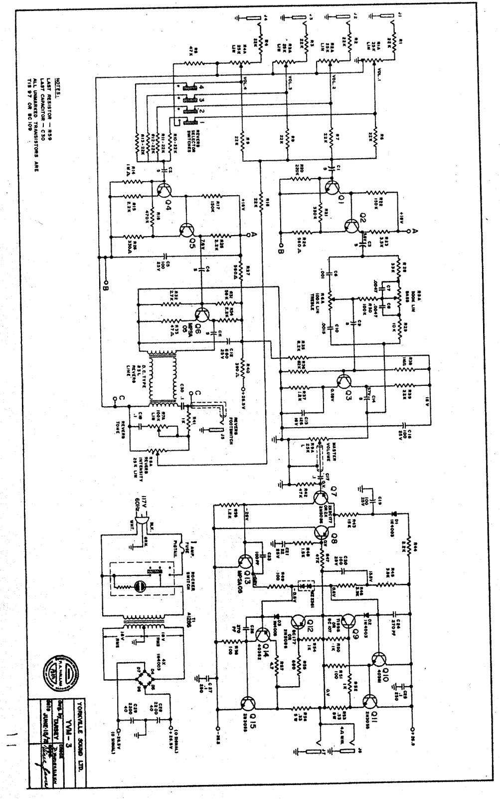 Traynor yvm 3  r schematic