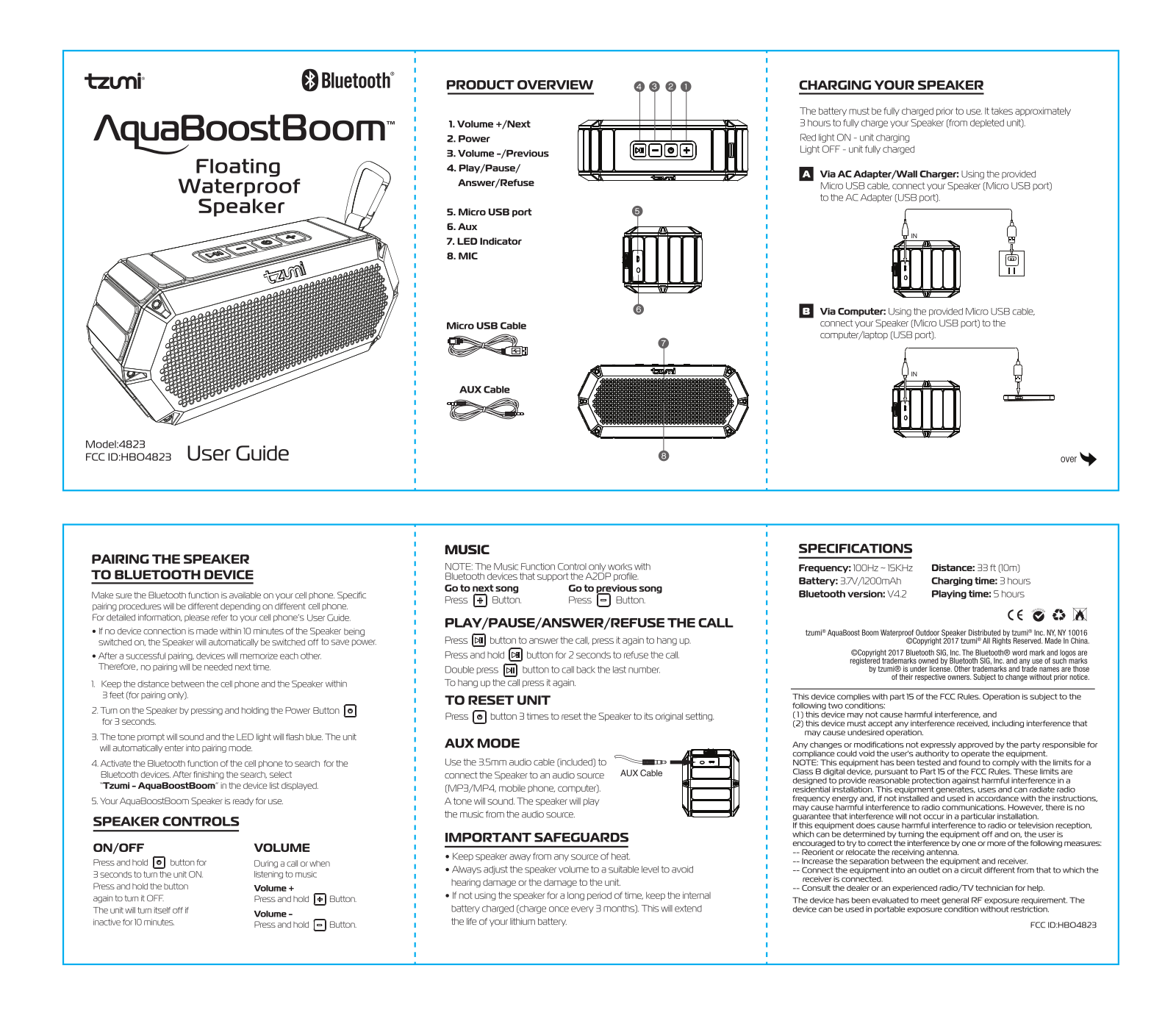 FENDA TECHNOLOGY 4823 Users manual