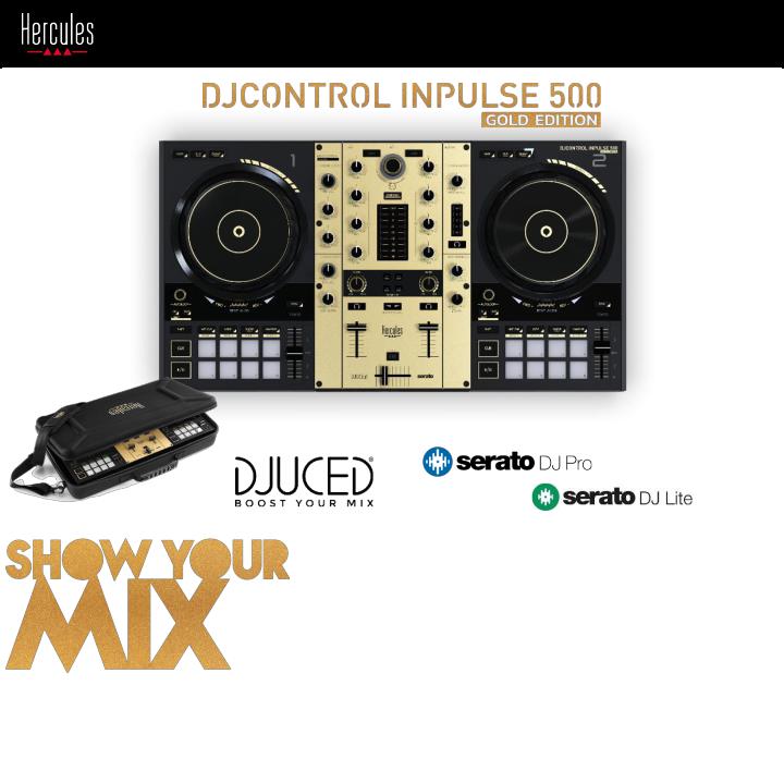 Hercules DJControl Inpulse 500 Gold - Limited Edition User guide