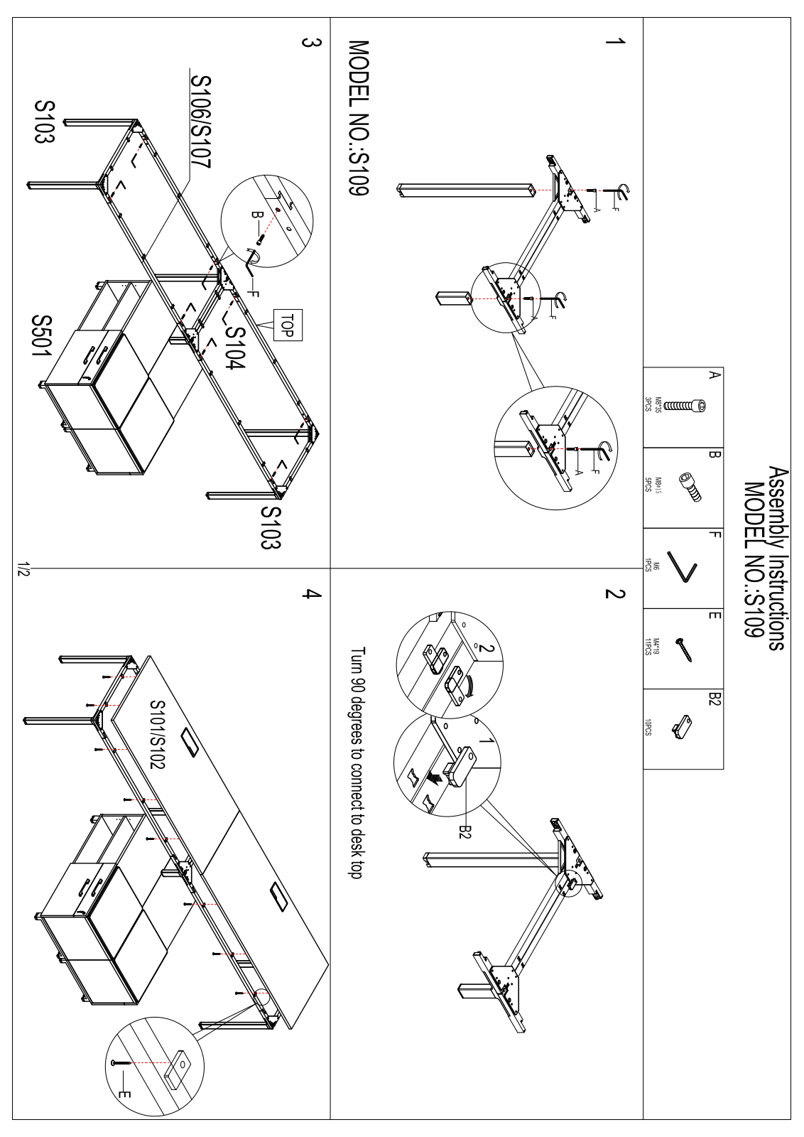 Boss S109 Assembly Guide