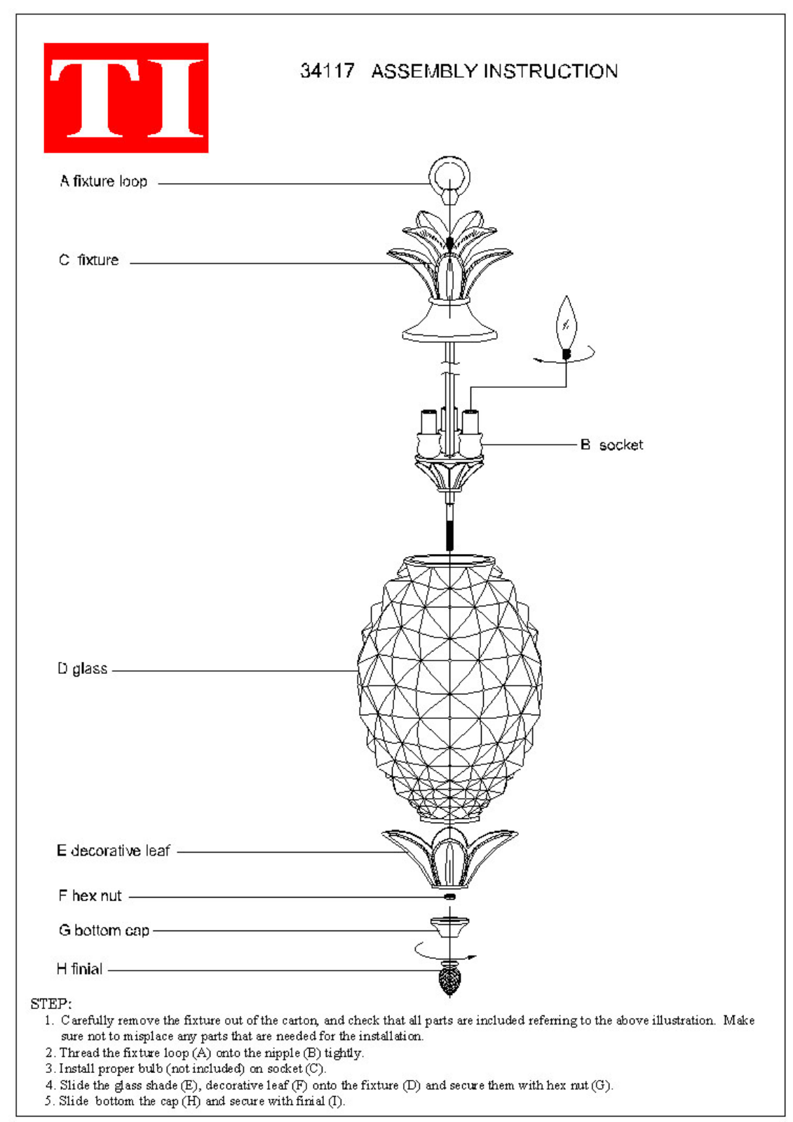 Triarch 34117 User Manual