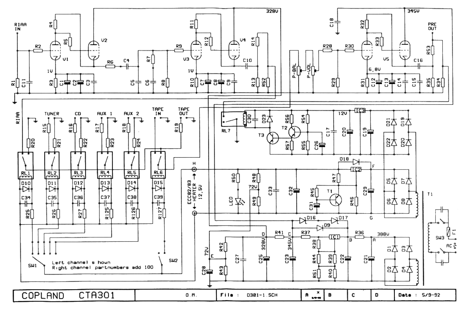 Copland CTA301 Schematic - ManualMachine.com