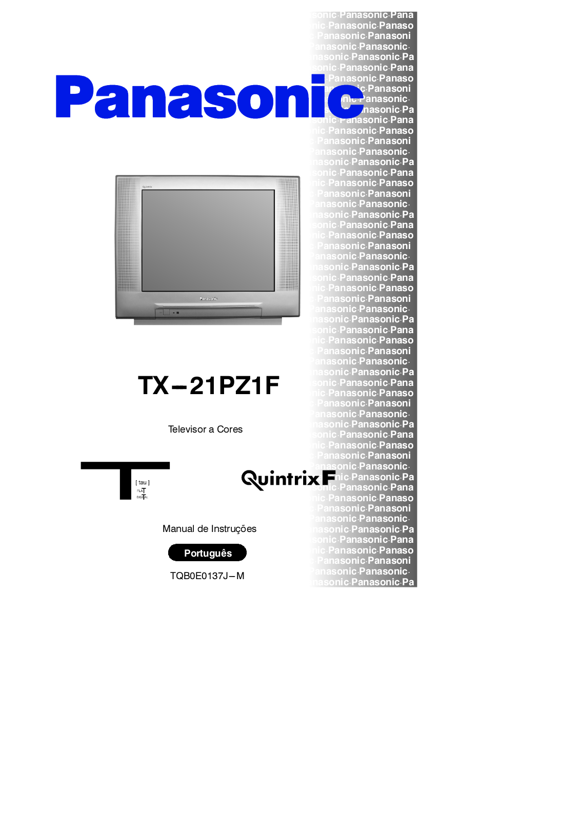 PANASONIC TX-21PZ1F User Manual